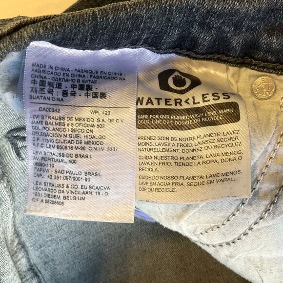 Levi’s 505 Straight Leg Women Jeans size 10M Blue W30 L32 Mid Rise Boot Cut - Picture 8 of 12